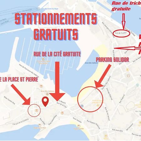 Appartement Saint Malo Vue Sur Mer Et Sur Intra Muros, Ferry, Plage Et Commerces A 50 M מראה חיצוני תמונה