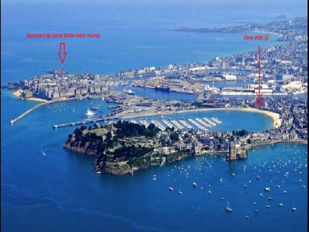 Appartement Saint Malo Vue Sur Mer Et Sur Intra Muros, Ferry, Plage Et Commerces A 50 M מראה חיצוני תמונה